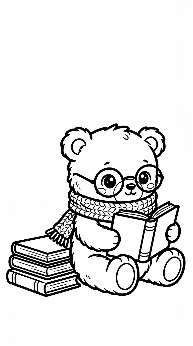Free Teddy Bear Coloring For kids