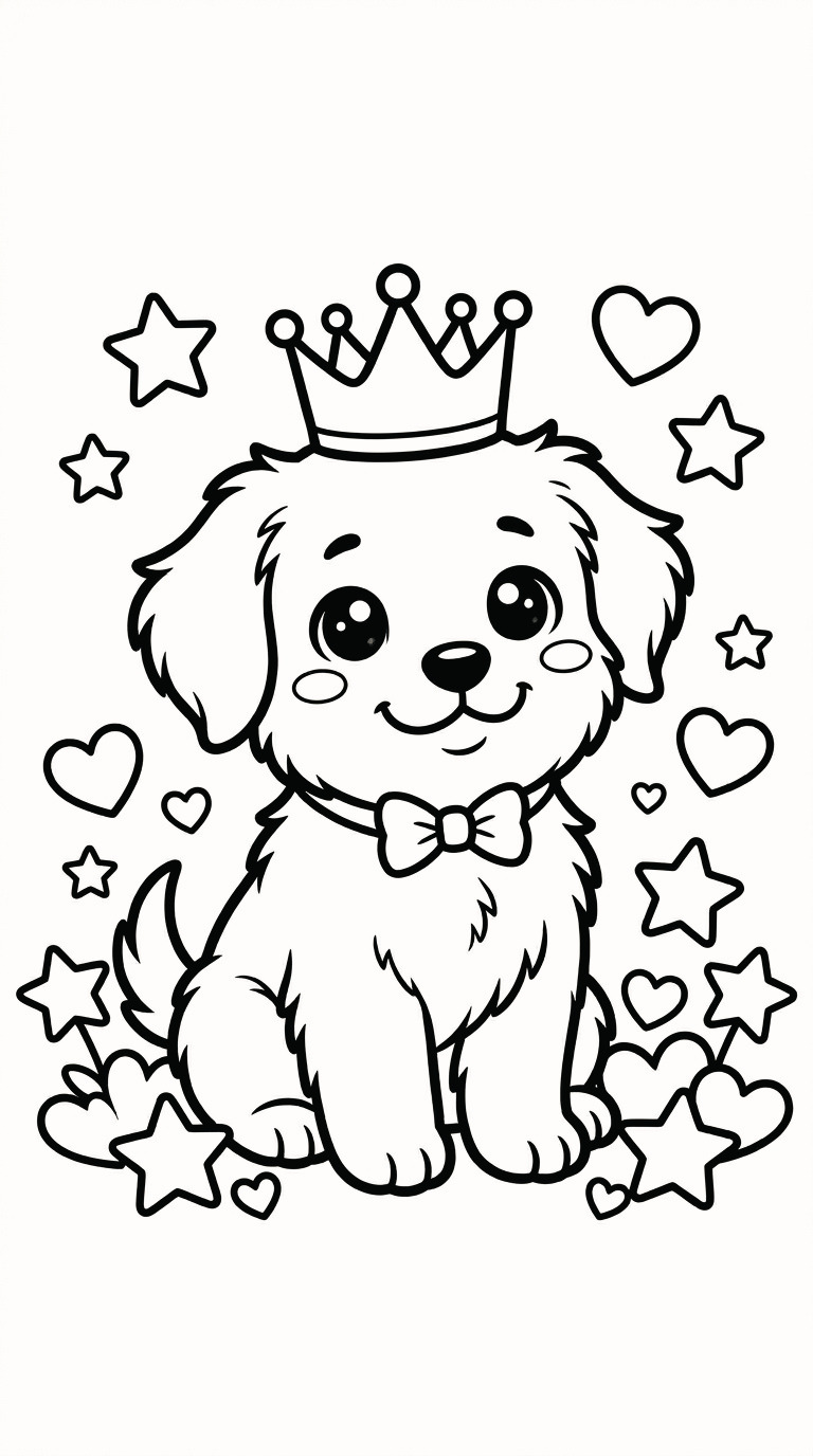 Dogs Coloring Pages For KIds