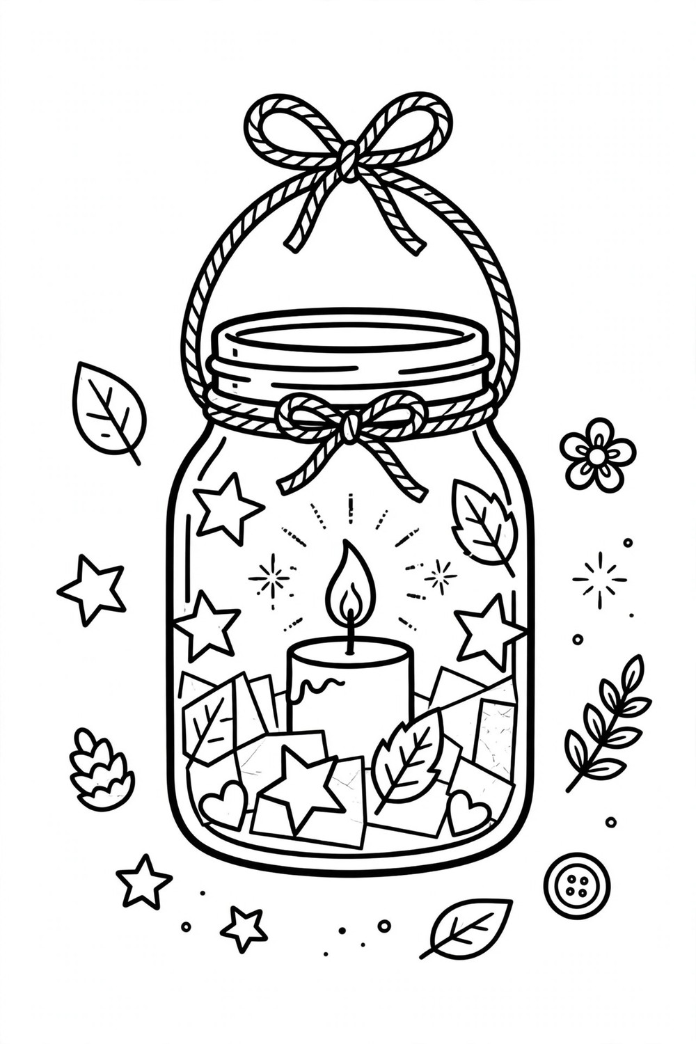 Free printable glass jar lantern upcycling craft for kids