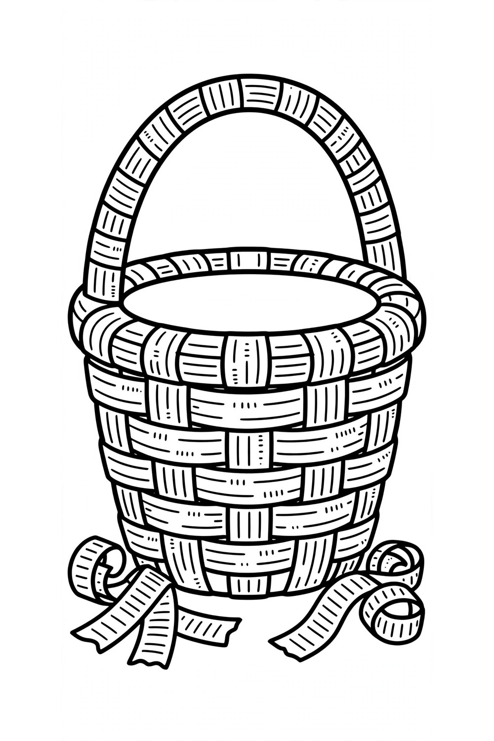 Free printable newspaper basket upcycling craft for kids